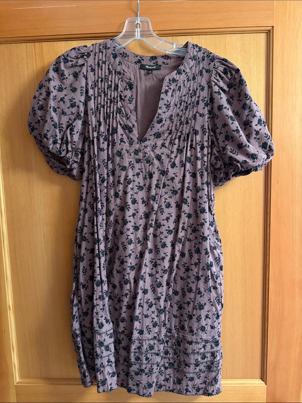 Madewell Dusty Mauve Floral dress